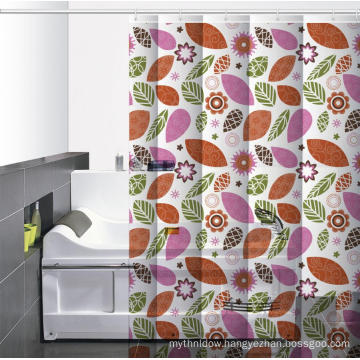 Waterproof Bathroom printed Shower Screen or Curtain